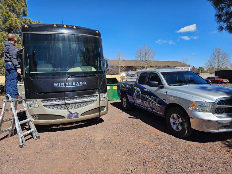 RV and Motorhome Mobile Windshield Repair